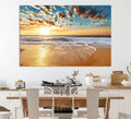Soothing Sunset on Calm Beach