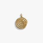 Sapphire Spiral Snake Coin