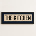 Framed Stay Out Of The Kitchen Pickleball Art Scroll Sign