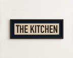 Framed Stay Out Of The Kitchen Pickleball Art Scroll Sign