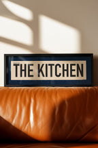 Framed Stay Out Of The Kitchen Pickleball Art Scroll Sign