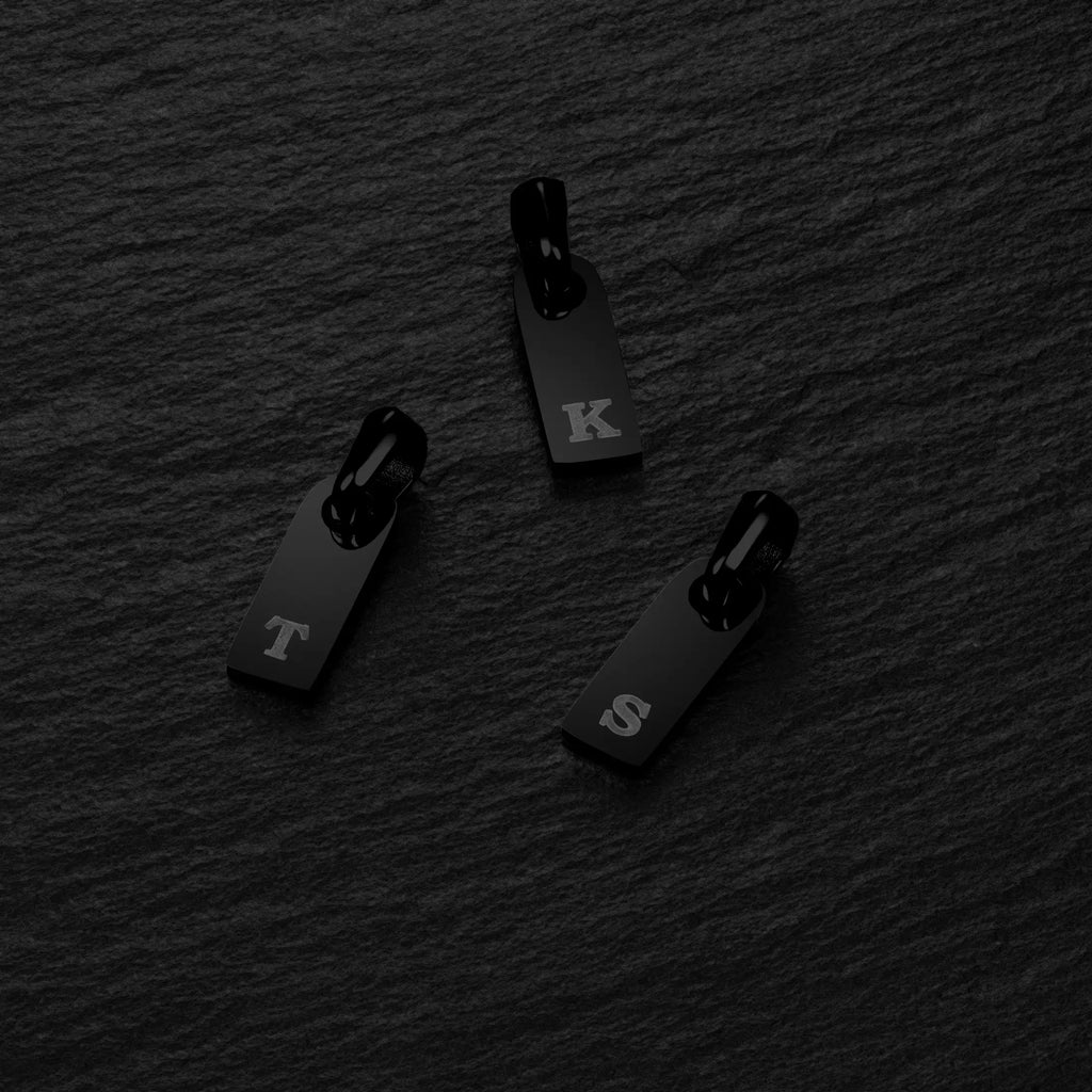Initial Tag Necklace - Stealth