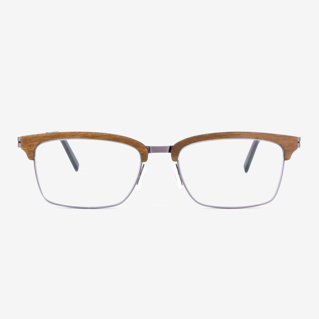 Stuart - Wood & Metal Eyeglasses
