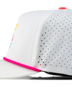 Perforated Rope Hat - Flamingo