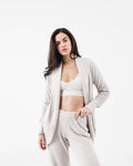 Cloud Cool Relaxed Open Front Cardigan