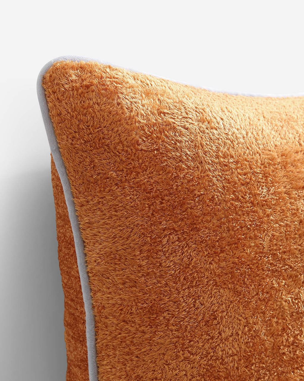 Cloud Silque Throw Pillow with Piping