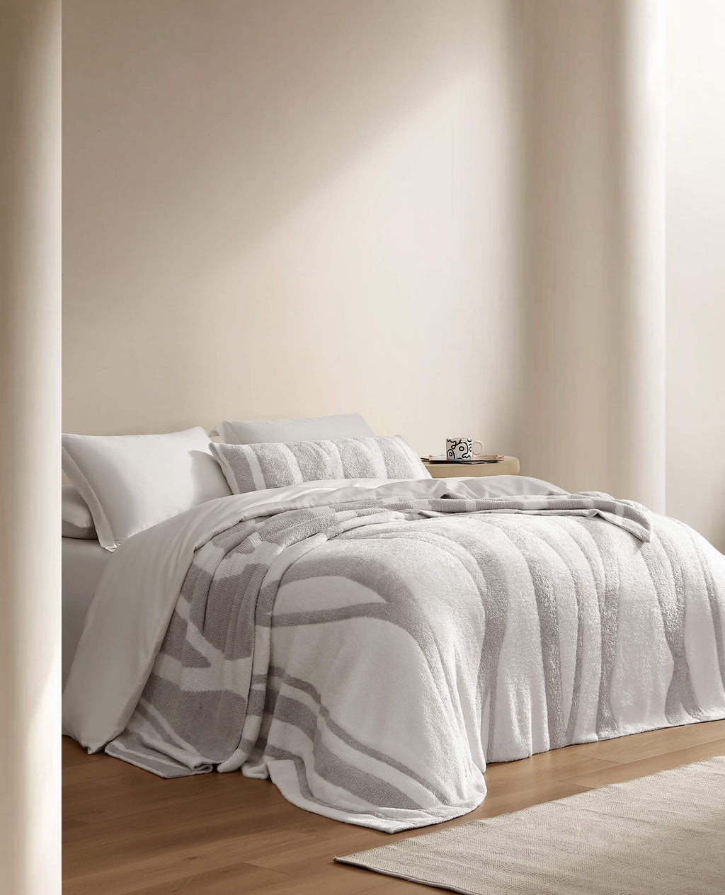 Cloud Silque Woodland Bed Blanket