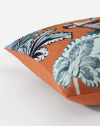 Damask Monkey Throw Pillow