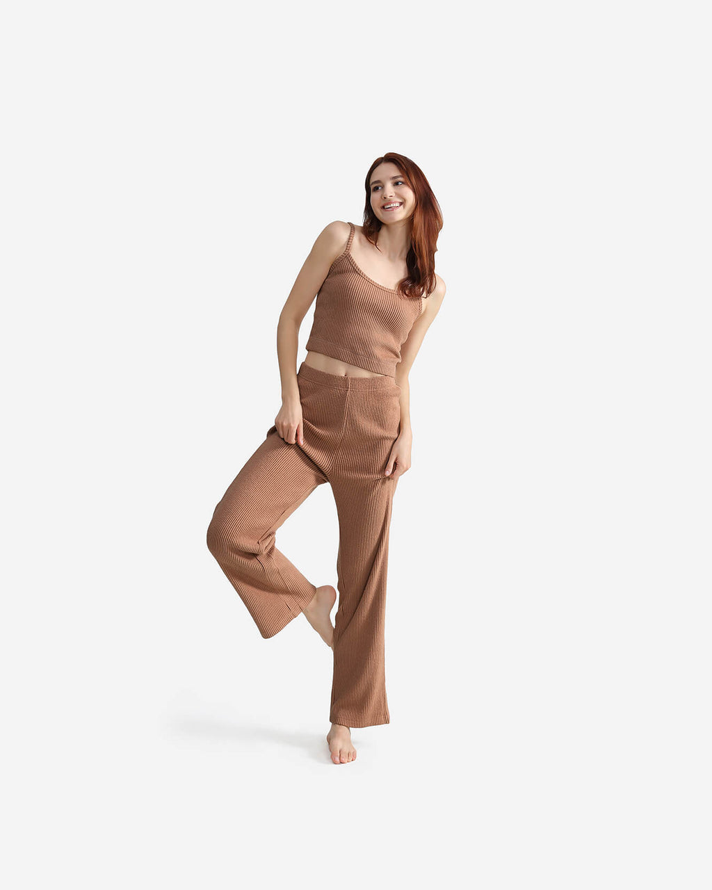 Cloud Knit Wide Leg Pants