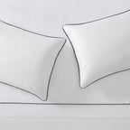 Bamboo Viscose Luxe Sham Set with Piping