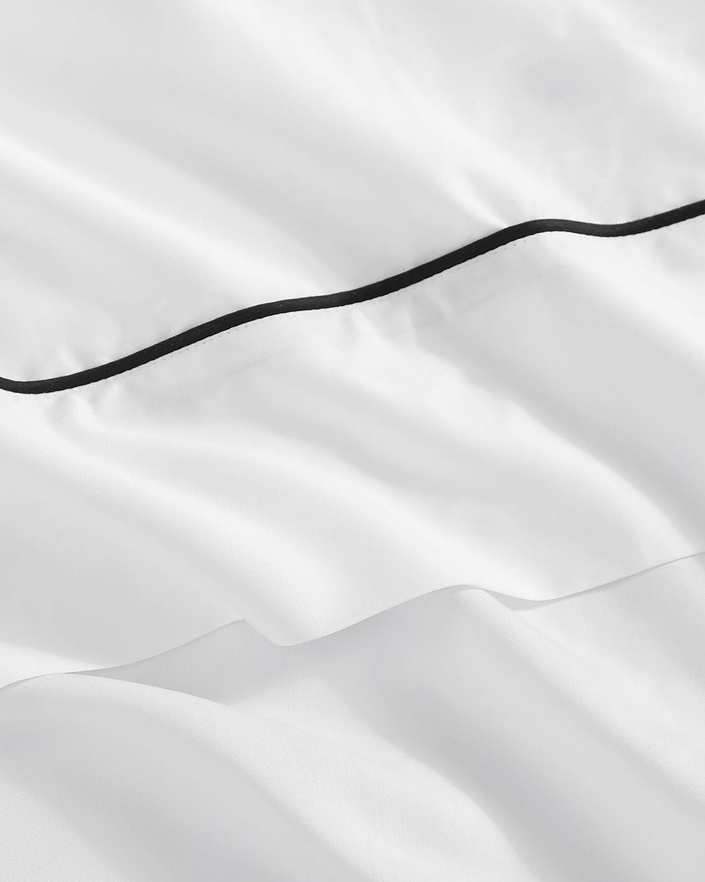 Bamboo Viscose Luxe Top Sheet with Piping