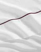 Bamboo Viscose Luxe Top Sheet with Piping