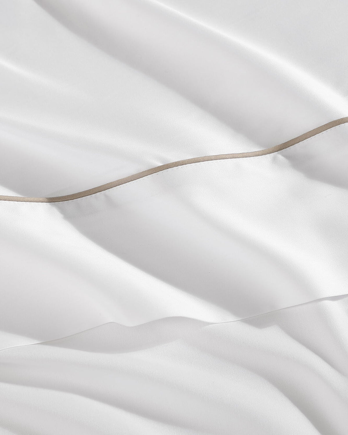 Bamboo Viscose Luxe Top Sheet with Piping