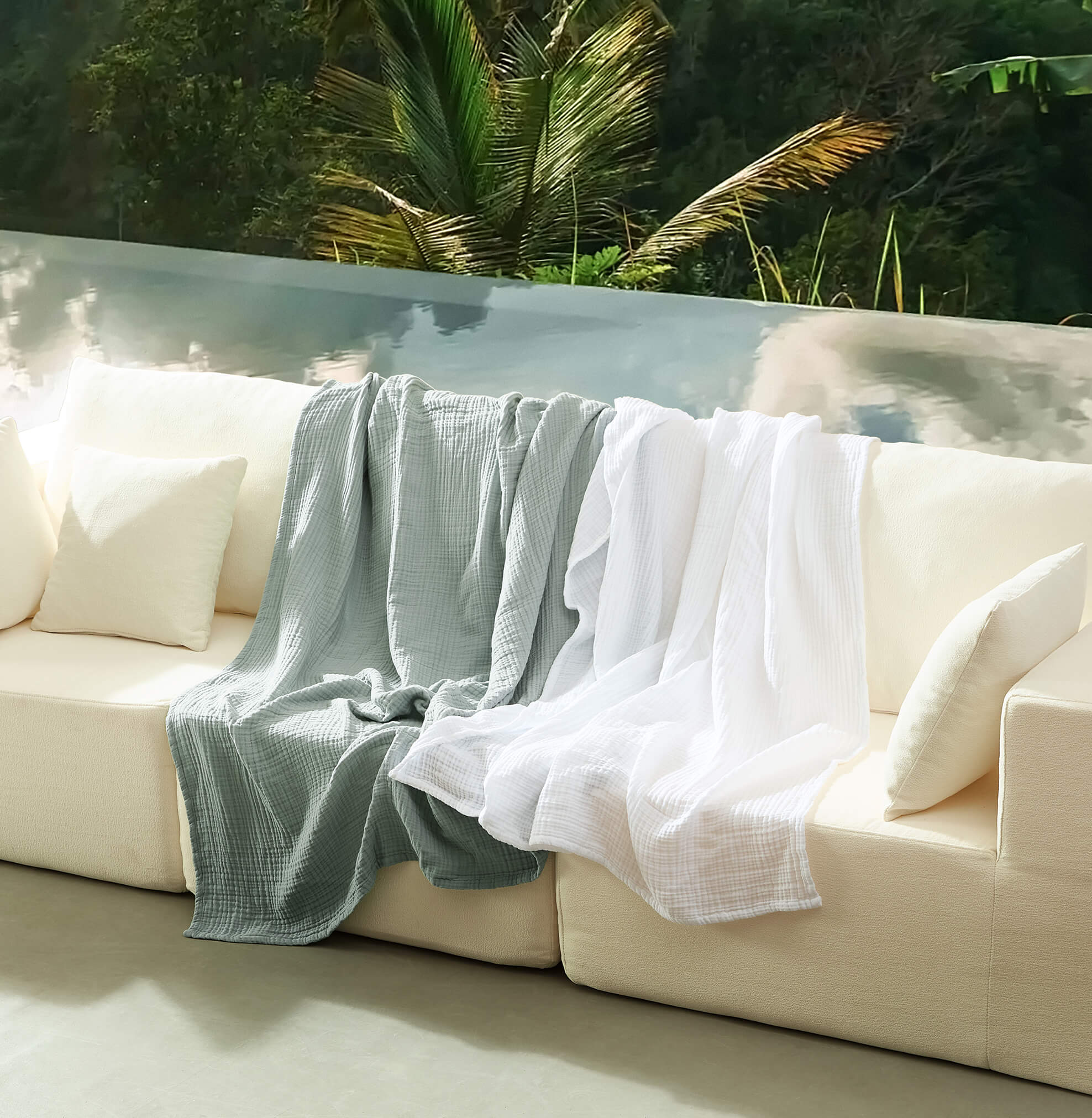 Muslin Cotton Throw