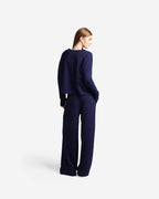 Light French Terry Long-Sleeved Top