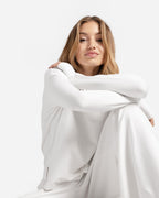 Light French Terry Long-Sleeved Top