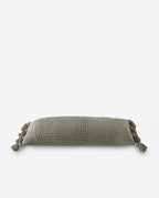 Braided Pom Pom Lumbar Pillow
