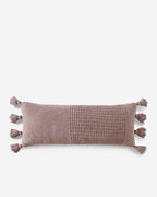 Braided Pom Pom Lumbar Pillow