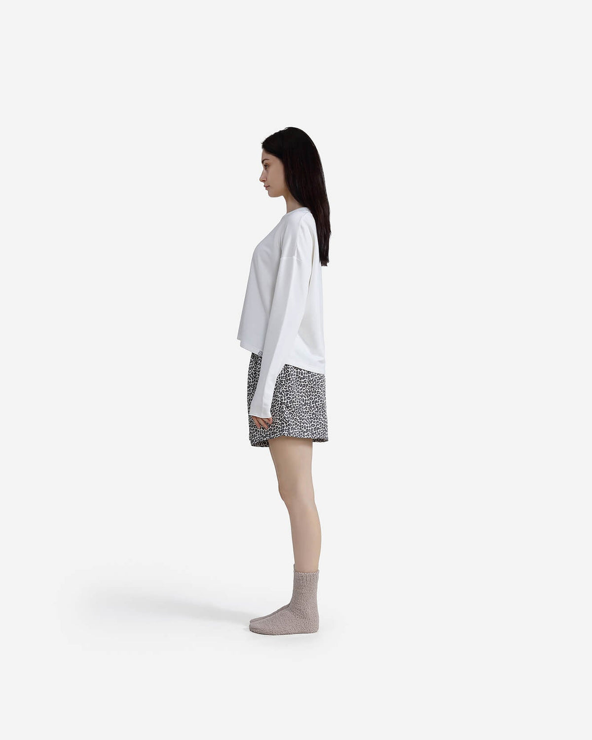 Silky Lyocell Leopard Print Boxer Shorts | Last Chance