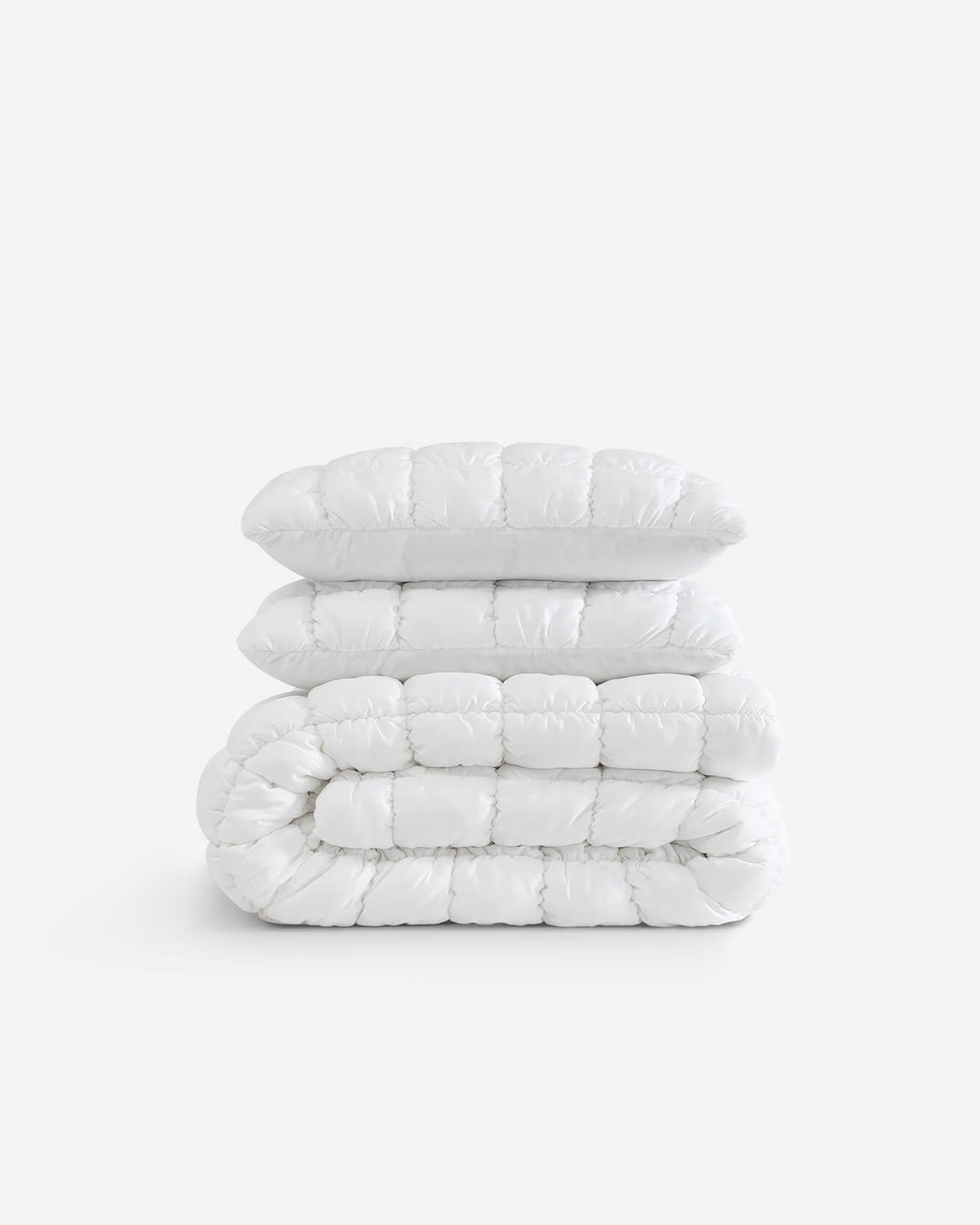 Silky Lyocell Puff Comforter Bundle