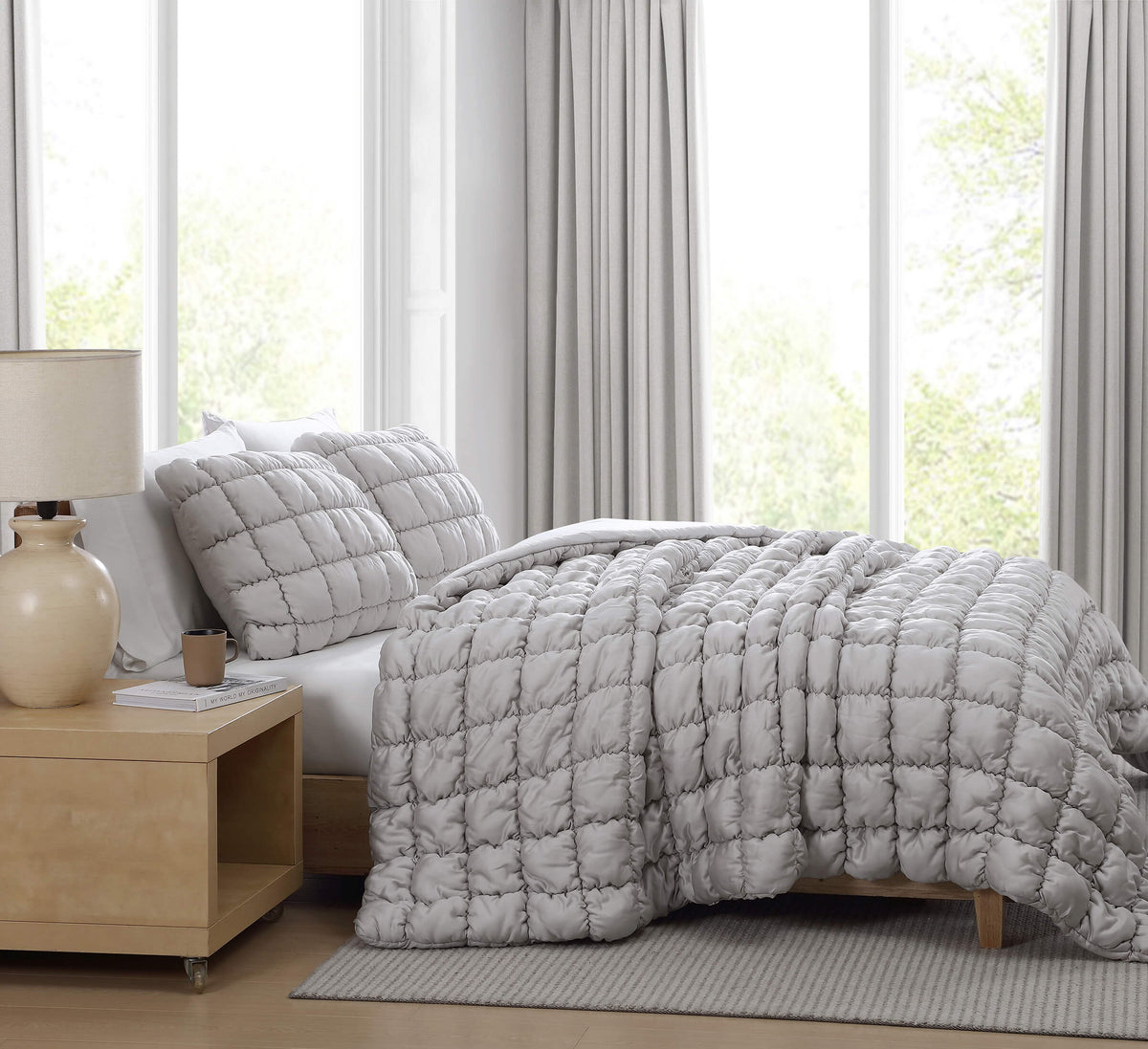Silky Lyocell Puff Sham Set