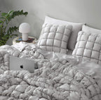 Silky Lyocell Puff Throw Pillow
