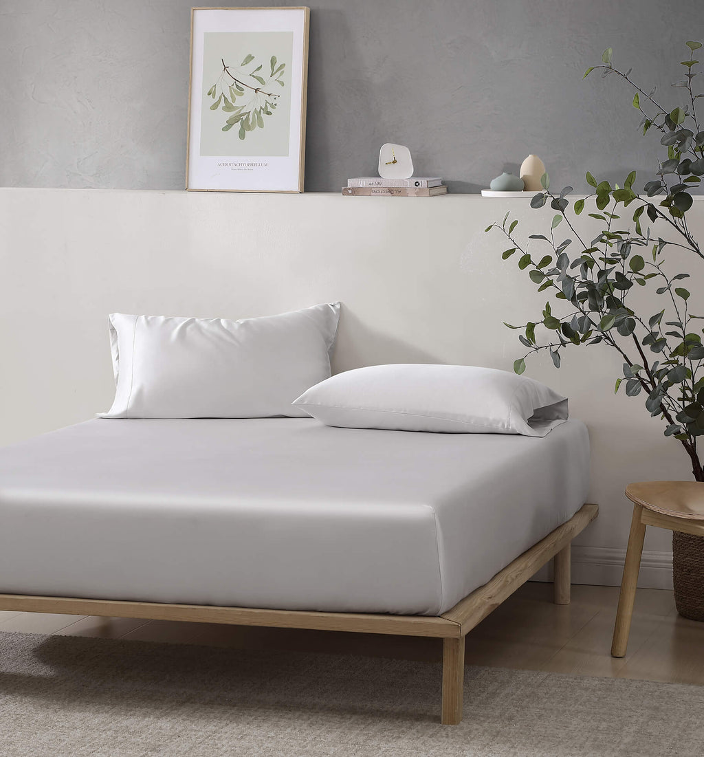 Silky Lyocell Fitted Sheet Set