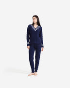 Snug Lite Braided V- Neck Pullover