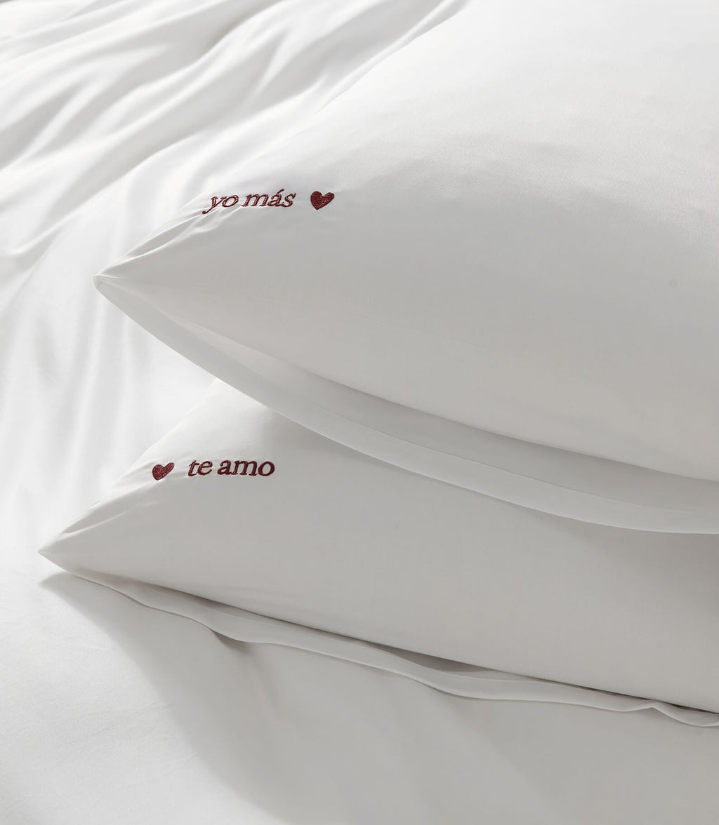 Te Amo Bamboo Viscose Pillowcase Set