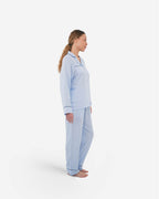 Woven Cotton Long Pajama Set
