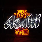 Super Dry Asahi 辛口 Beer Real Neon Sign