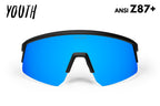 Surge Youth - Matte Black - Electric Blue