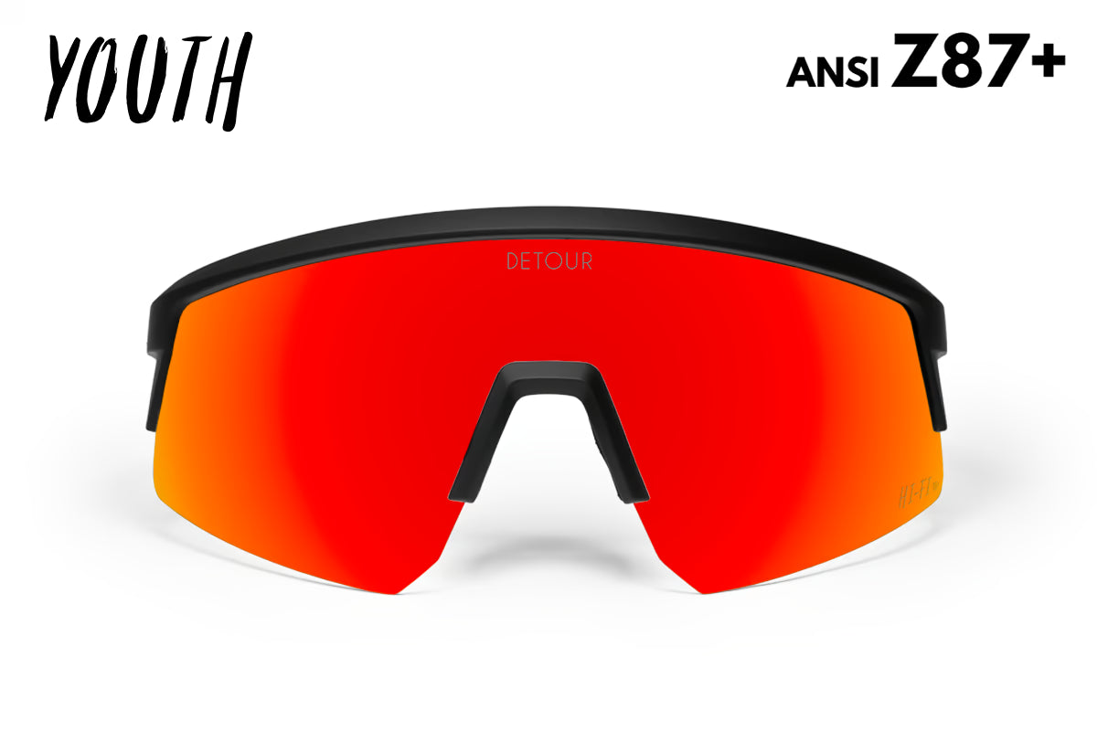 Surge Youth - Matte Black - Red Sunset