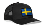 Sweden Flag Trucker Hat  |  Swedish Snapback