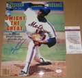 Dwight Gooden Autographed Signed N.Y. Mets S.I. 11X14 Photo Jsa  Coa