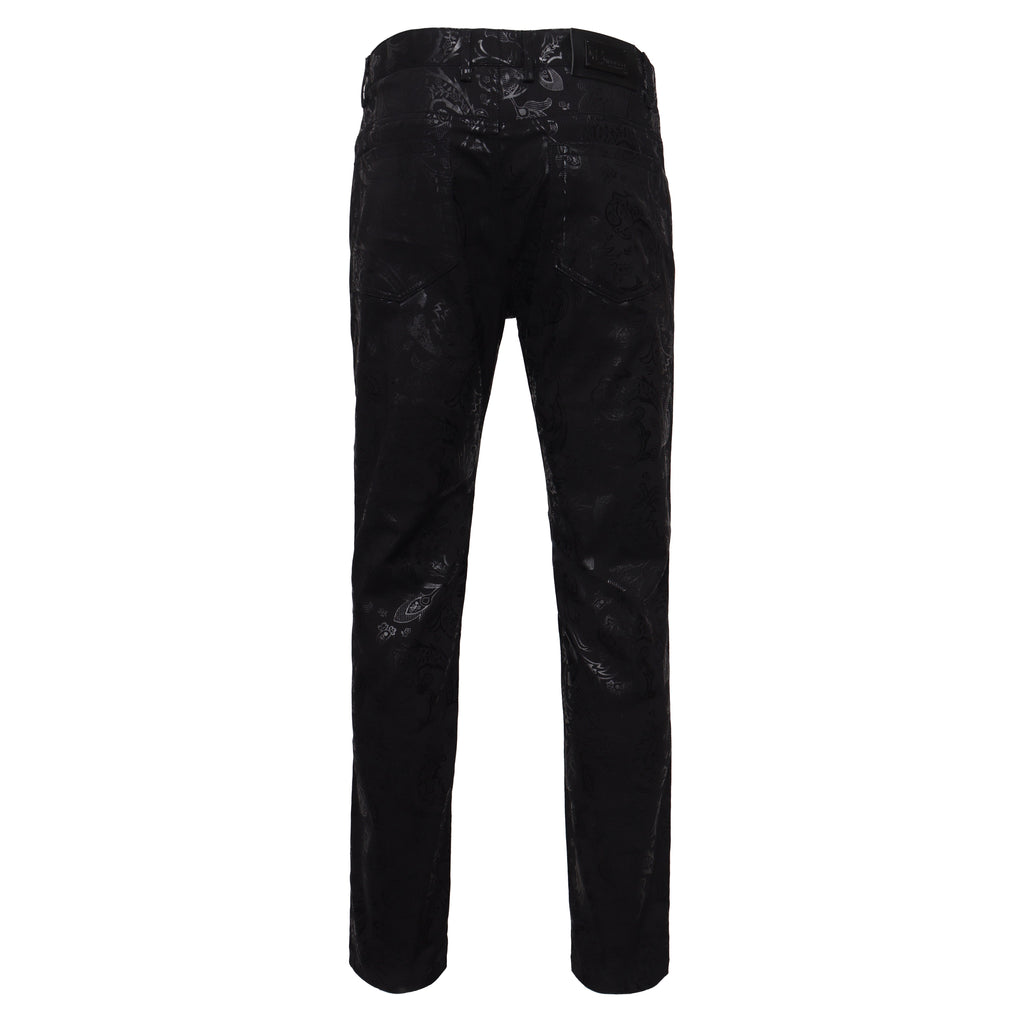Barocco Apex Slim-Fit Men's Pants - Black