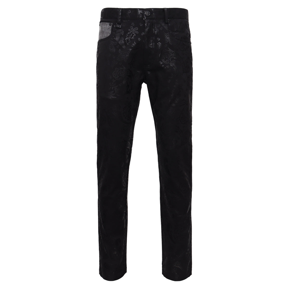 Barocco Apex Slim-Fit Men's Pants - Black