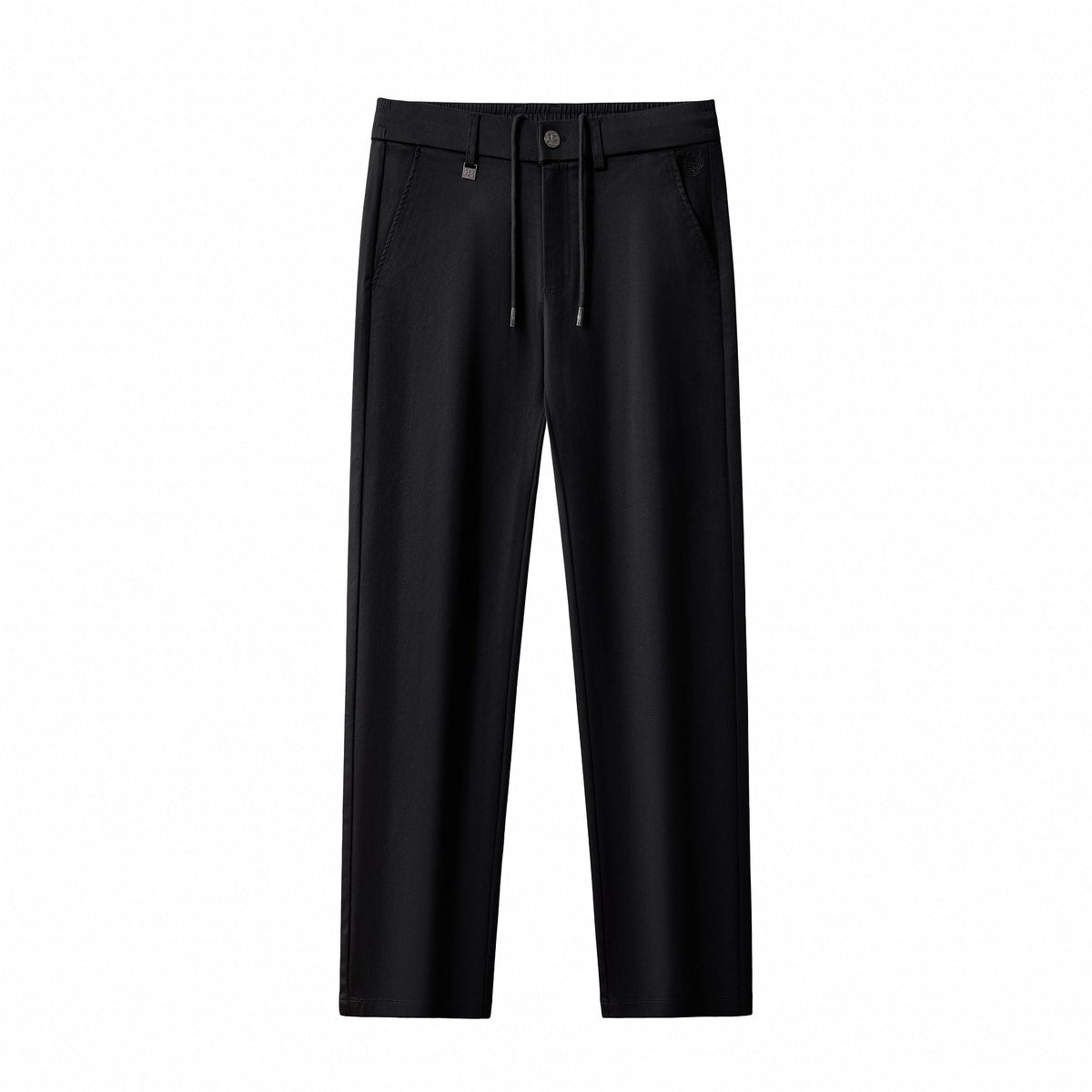 Apex Drawstring Stretch Pants BLACK