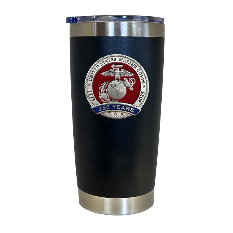 250th Anniversary Marine Chrome Thermal Drink, 20 oz