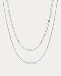 Cecilia Chain Necklace- Silver