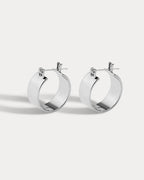 Positano Hoops- Silver