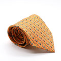 Carriage Driver Orange Necktie with Handkerchief Set