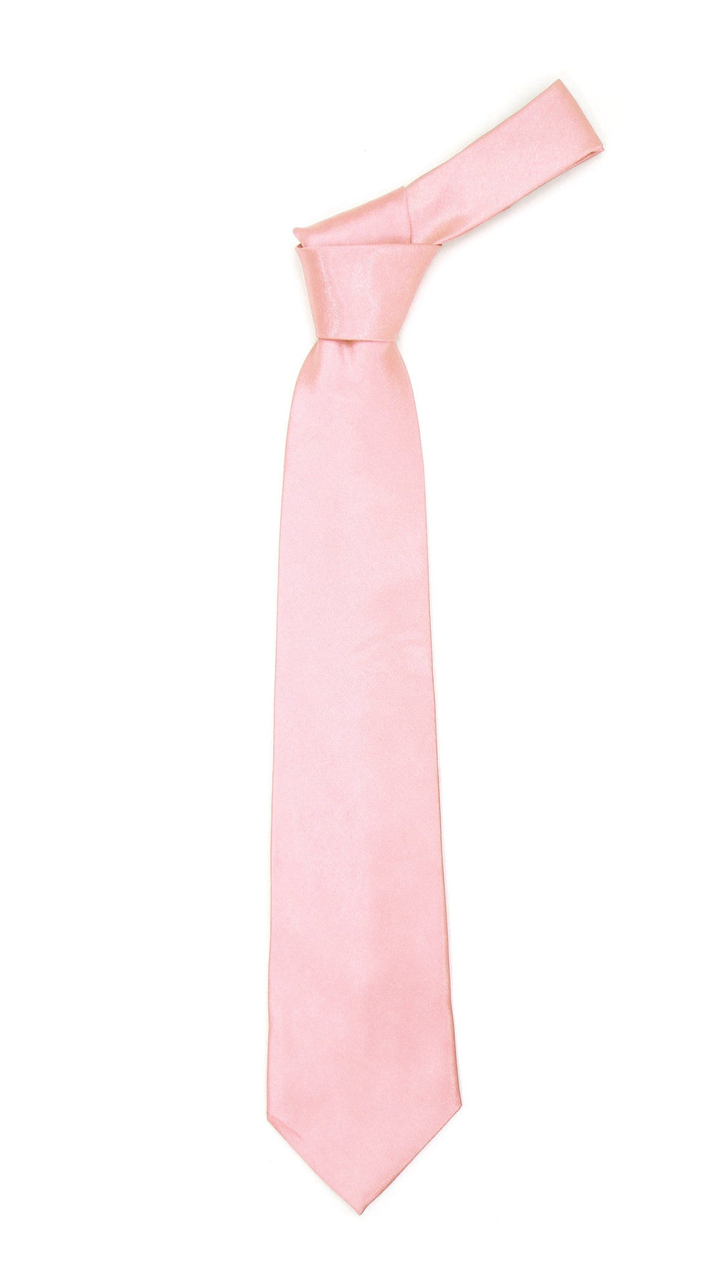 Premium Microfiber Pale Pink Necktie