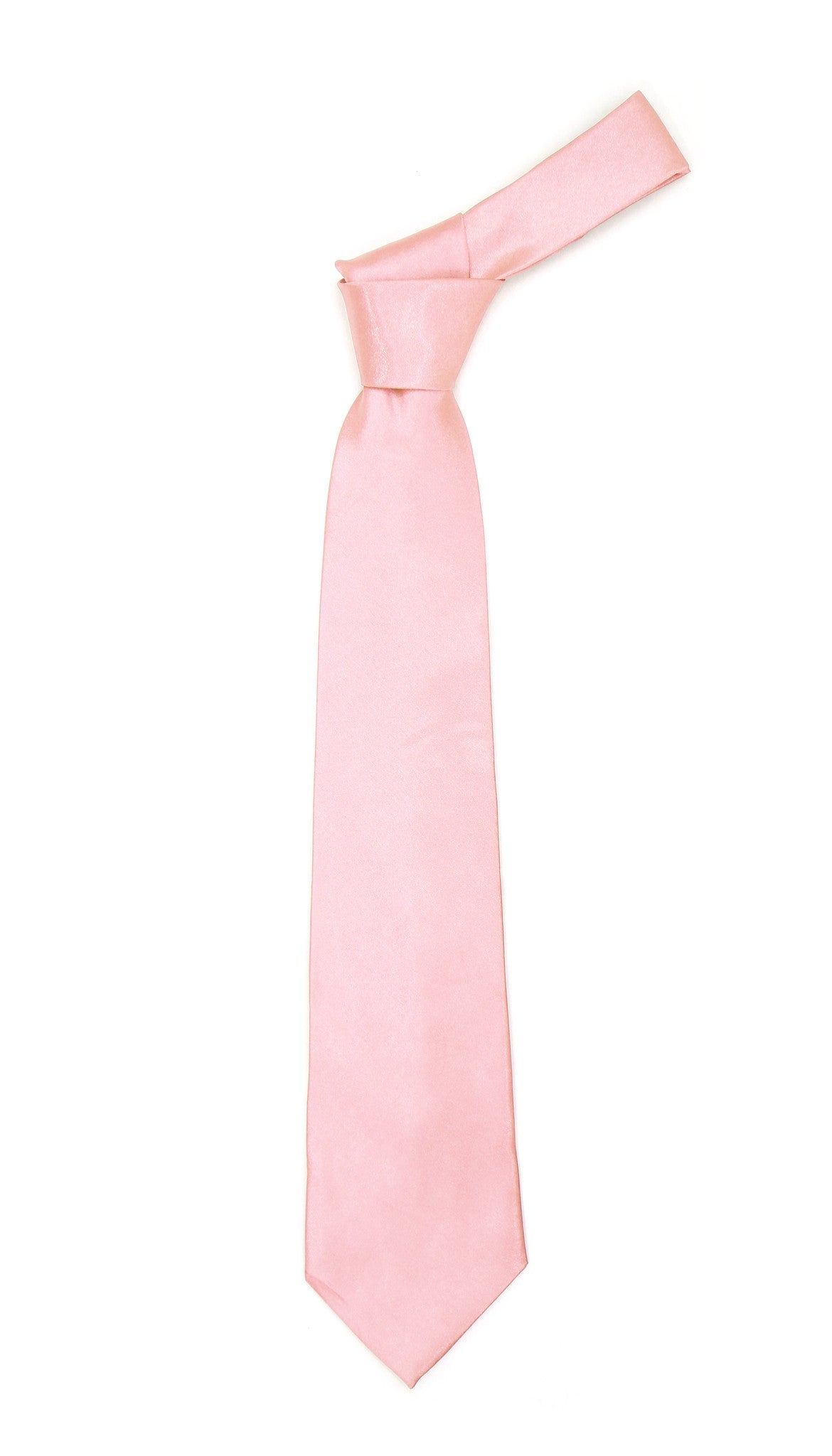 Premium Microfiber Pale Pink Necktie