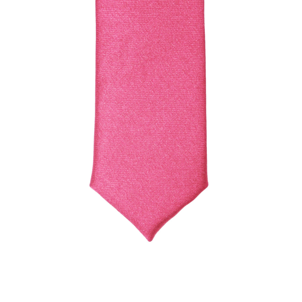 Super Skinny Fuchsia Shiny Slim Tie