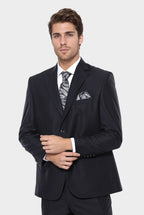 Black 4 Drop Regular Suit | Wessi