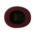 Burgundy Wool Felt Top Hat for Men & Women | Ferrecci
