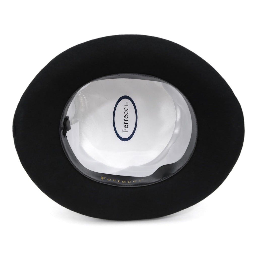 Black Wool Felt Top Hat for Men & Women | Ferrecci