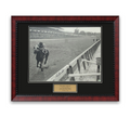 Ron Turcotte Autographed Secretariat 16x20 Photo Framed to 23x27 NEP