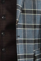 Patterned Checked Slim Fit Anthracite Men Suit - Wessi